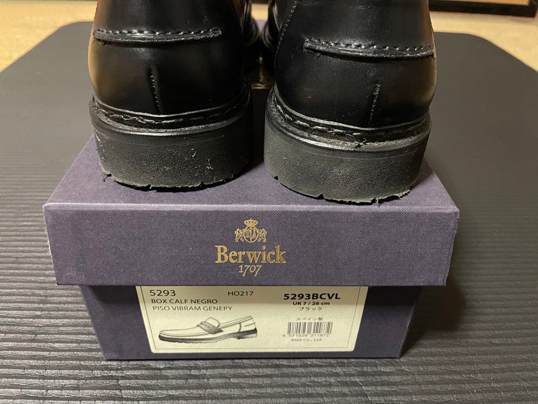 靴 berwick 5293bcvl black