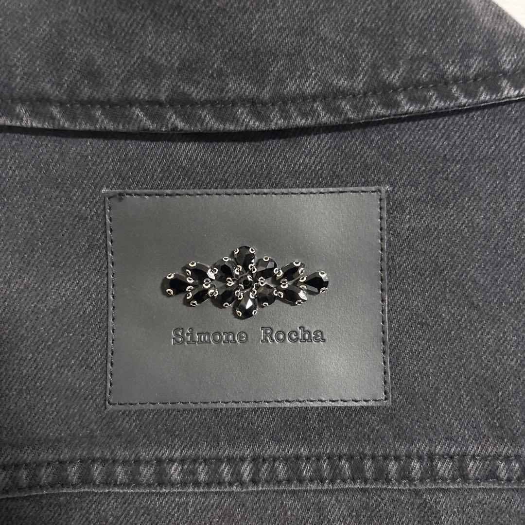 Simone Rocha ブラックデニムジャケット