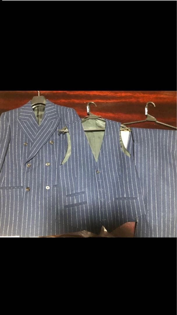 WACKO MARIA ストライプ ダブルブレストスーツ M