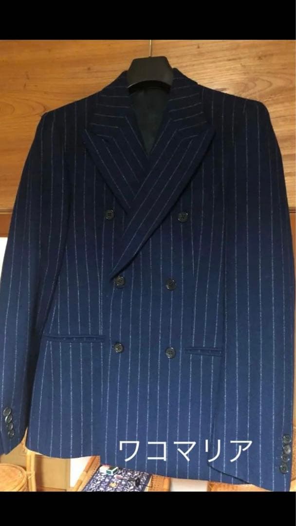 WACKO MARIA ストライプ ダブルブレストスーツ M