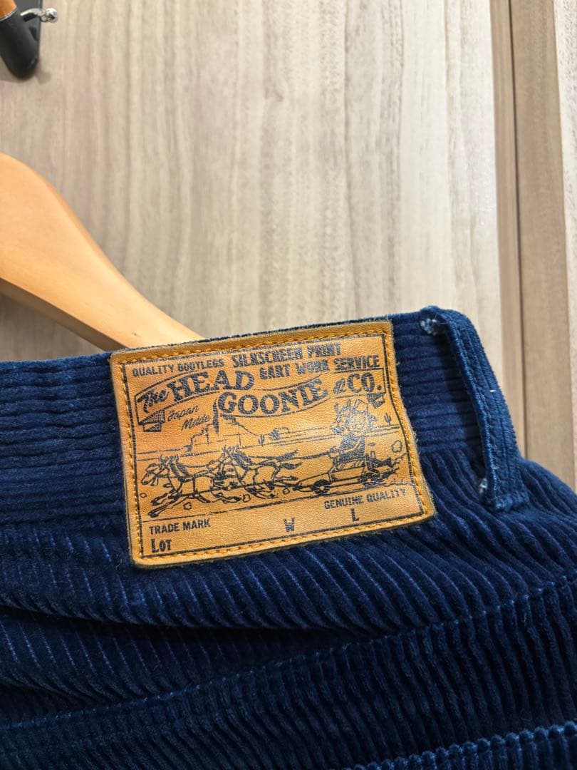 【値下げ】HEADGOONIE コーデュロイ パンツ　Mサイズ