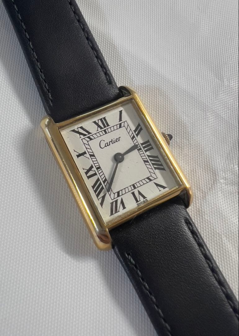 Cartier メンズLM 70's初期 プレマストタンク 手巻き