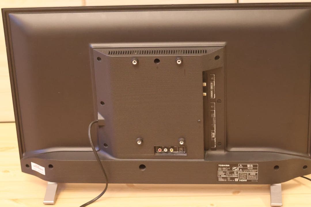 東芝 REGZA 32v34 2022年購入 ケーブル付属 たのメル便