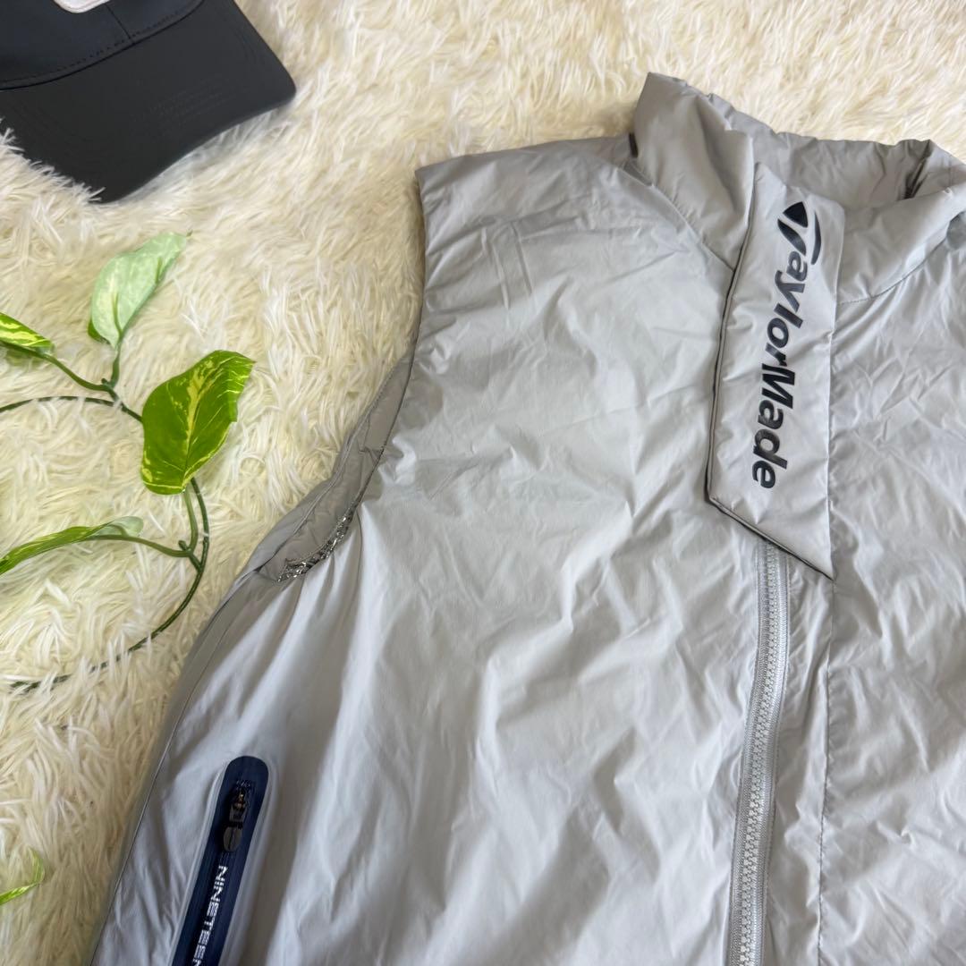 【テーラーメイド】極美品 中綿ベスト グレー Mサイズ メンズ