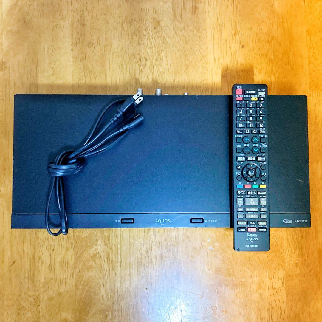 SHARP シャープ　ブルーレイレコーダー HDD 1TB 2チューナー　2番組