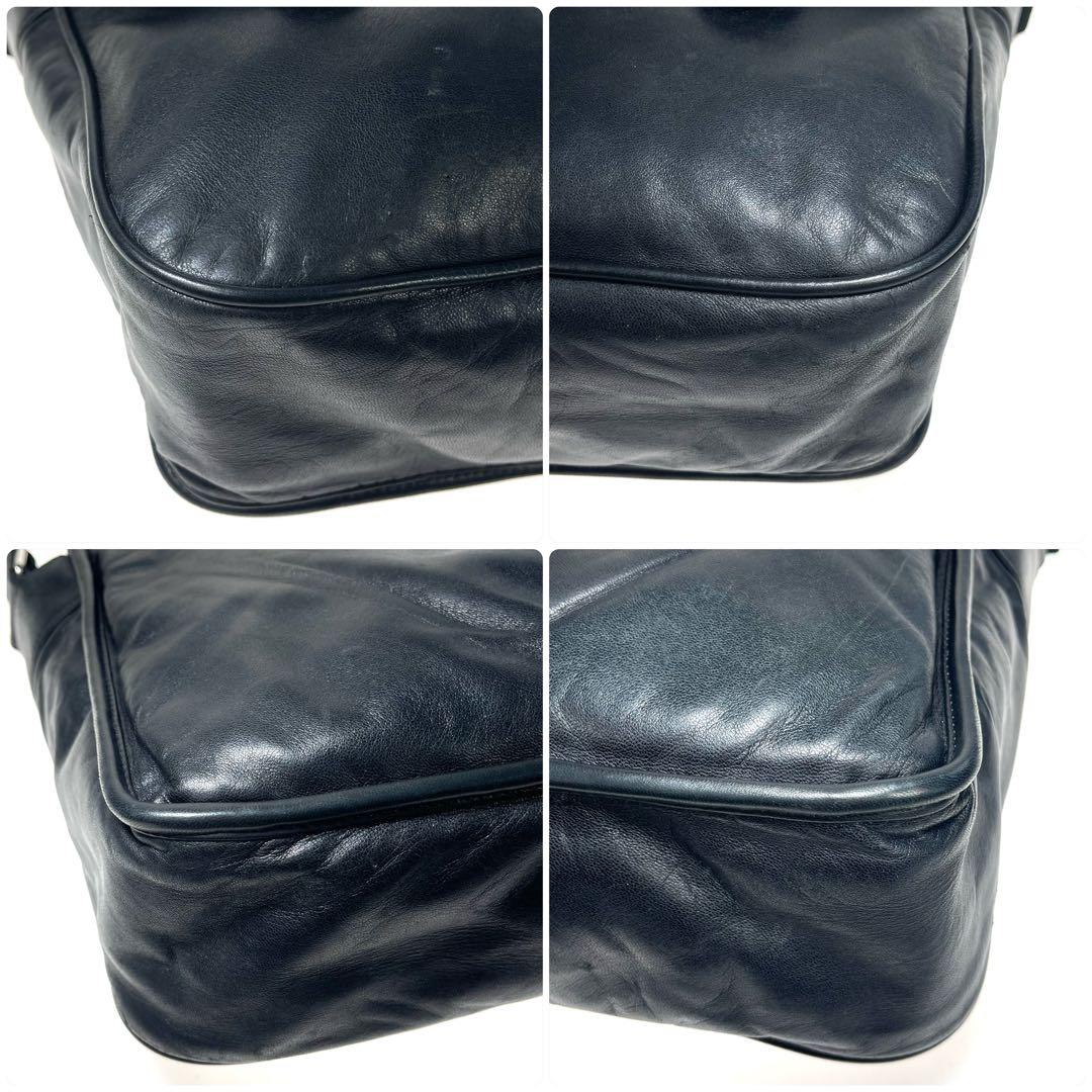 LOEWE アナグラム ナッパレザー ショルダーバッグ a704