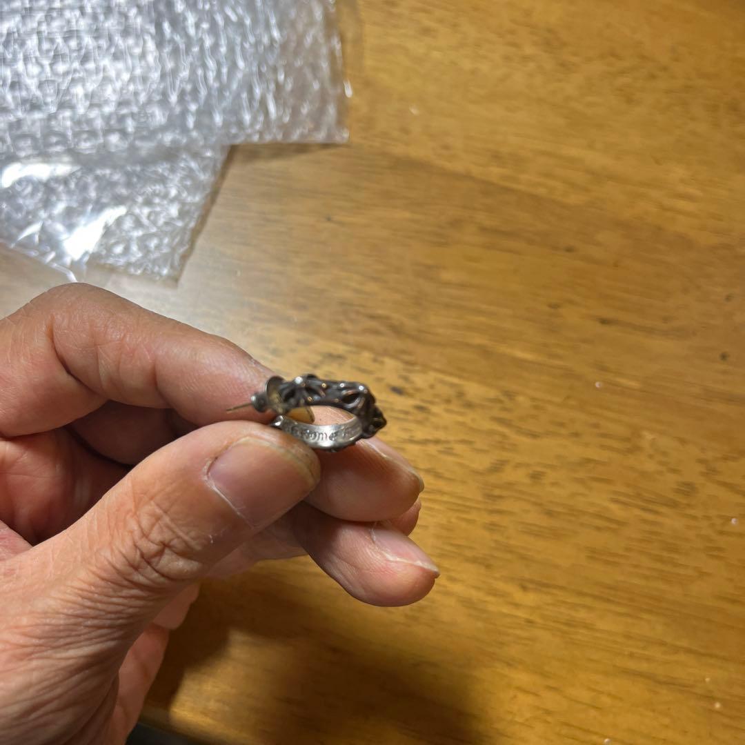 クロムハーツ クロスバンドピアス