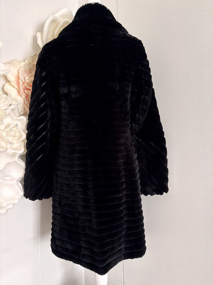 極美品✨三京商会 ラムレザー×レッキスファー リバーシブルコート 42 XL 黒