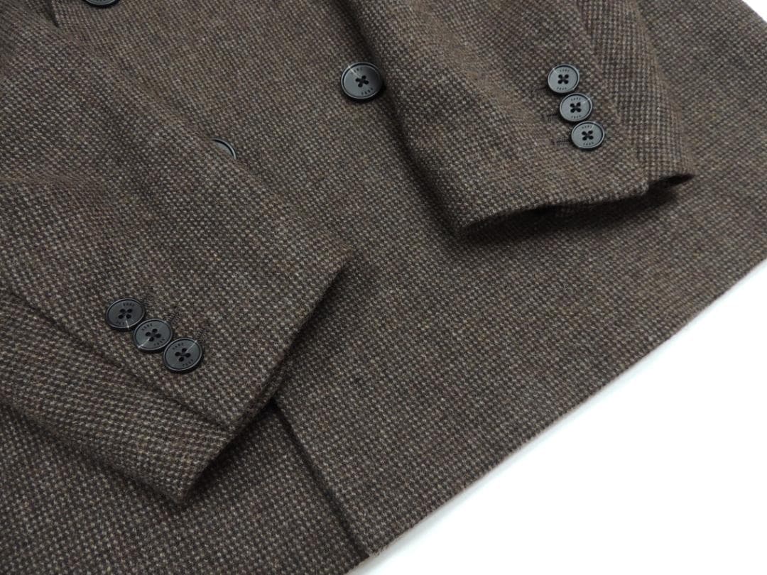 HAREツイード ダブル テーラード ジャケット パンツ セットアップ スーツ