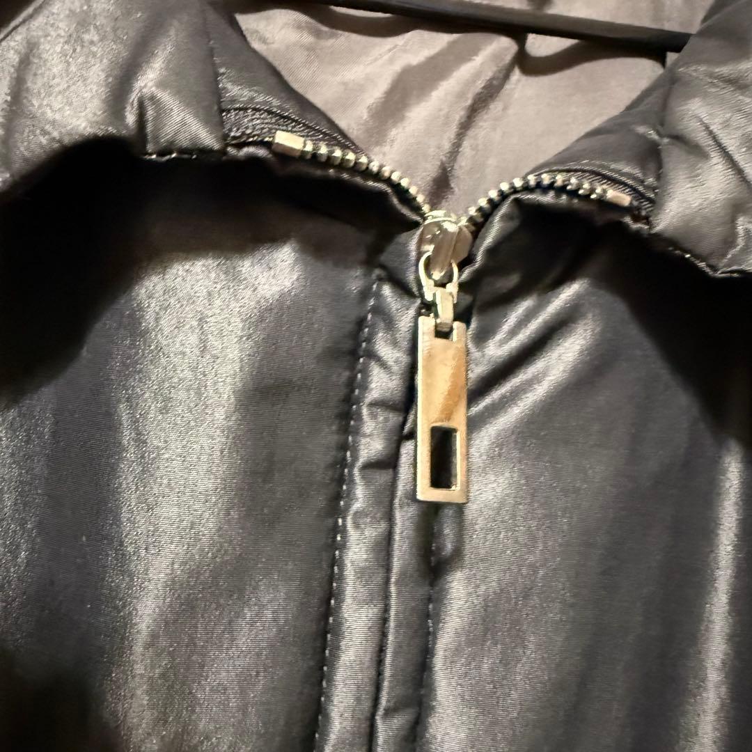 Leilian ブラック ロングコート　17号＋サイズ　Aライン　大きいサイズ