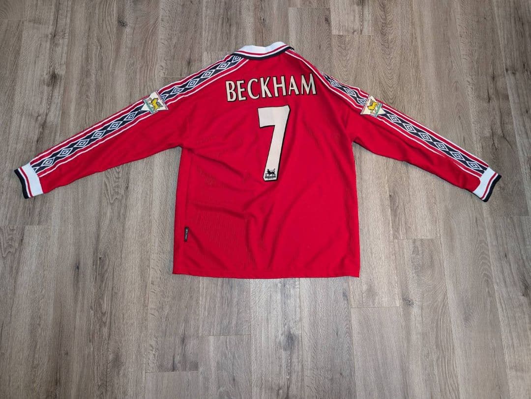 伝説【トレブル 達成】UMBRO マンチェスターユナイテッド長袖UF英国製