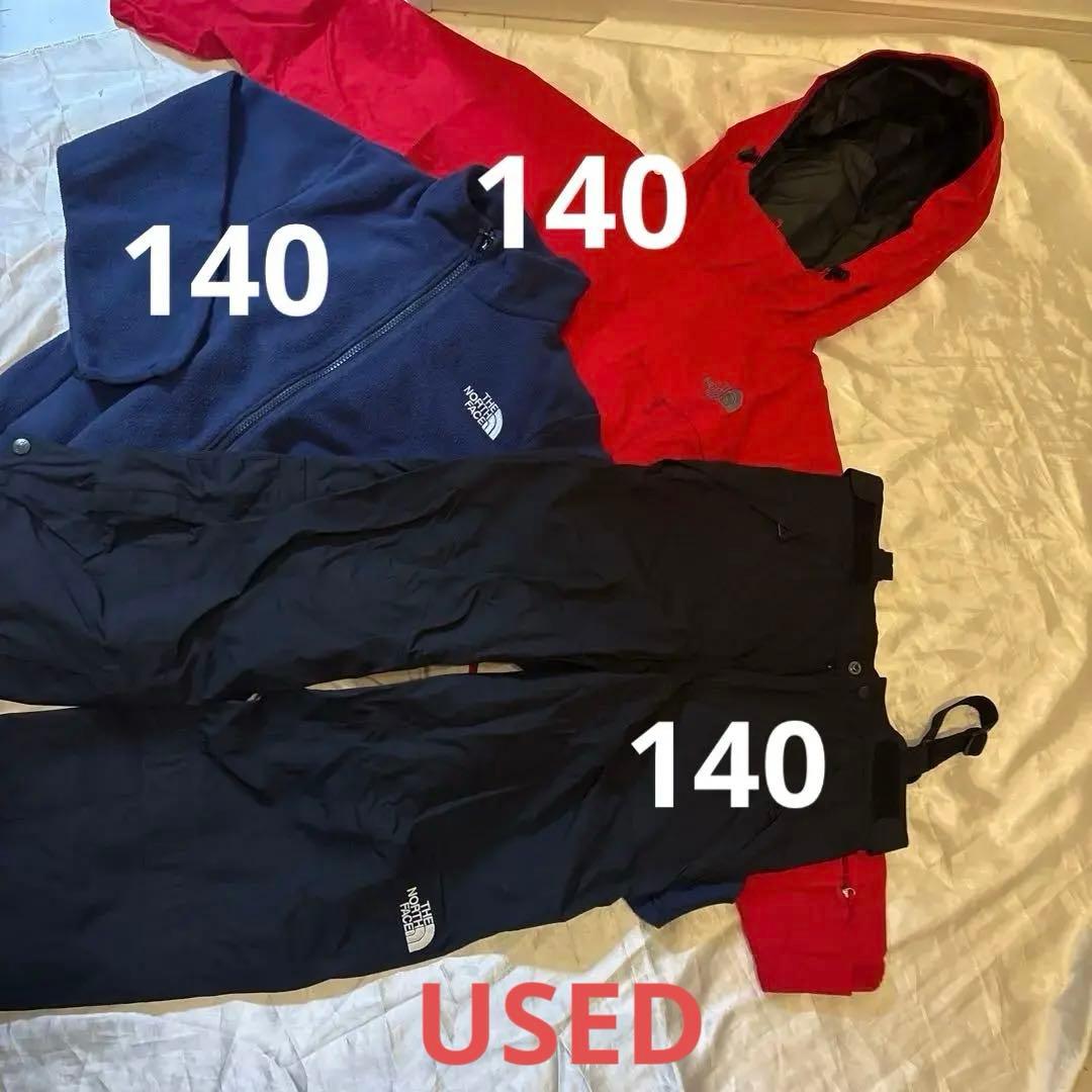 The North Face スキージャケット・インナーフリース、ズボン3点