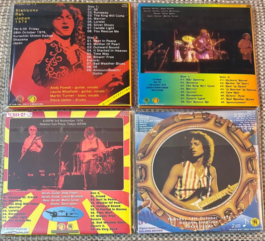Wishbone Ash / 1976年ツアー4枚セット