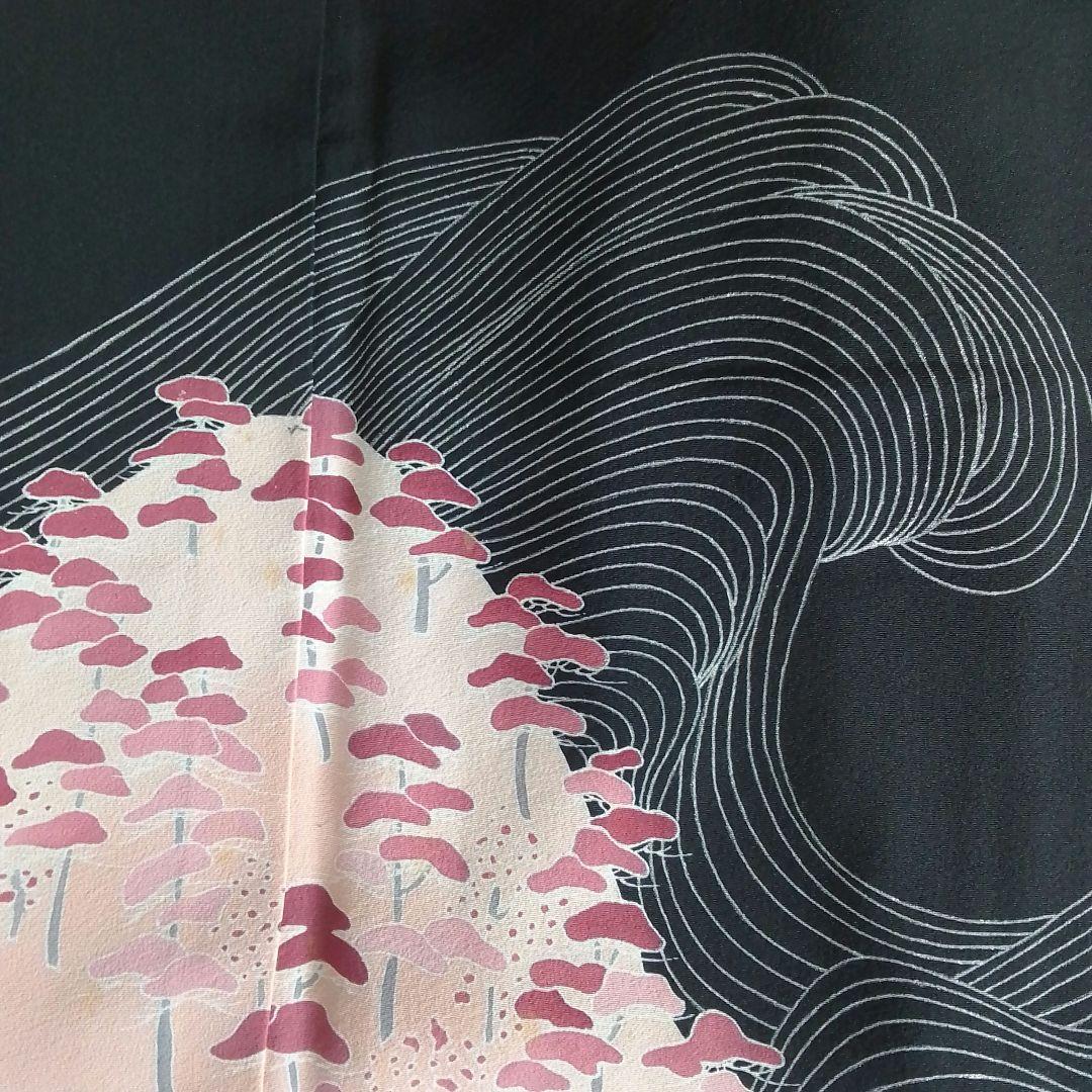 着物リメイクワンピース留袖ドレス春山