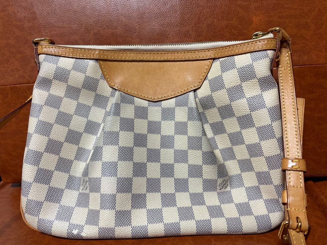 ルイヴィトン LOUISVUITTON ダミエシラクーサショルダーバッグ