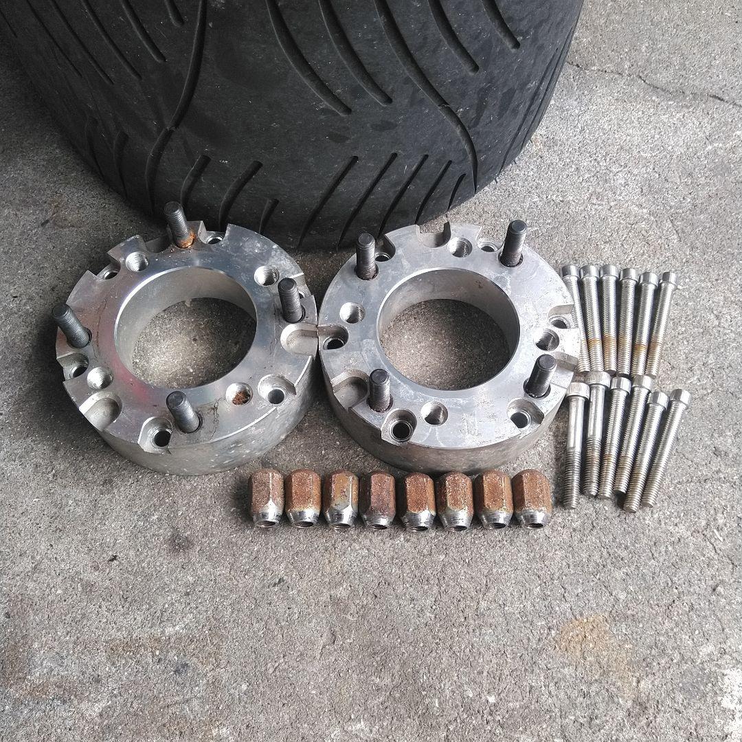 ジャイロ用アルミホイール&スペーサーセット