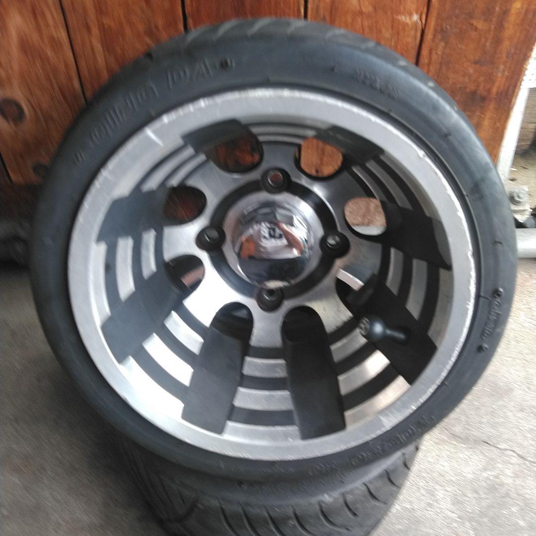 ジャイロ用アルミホイール&スペーサーセット