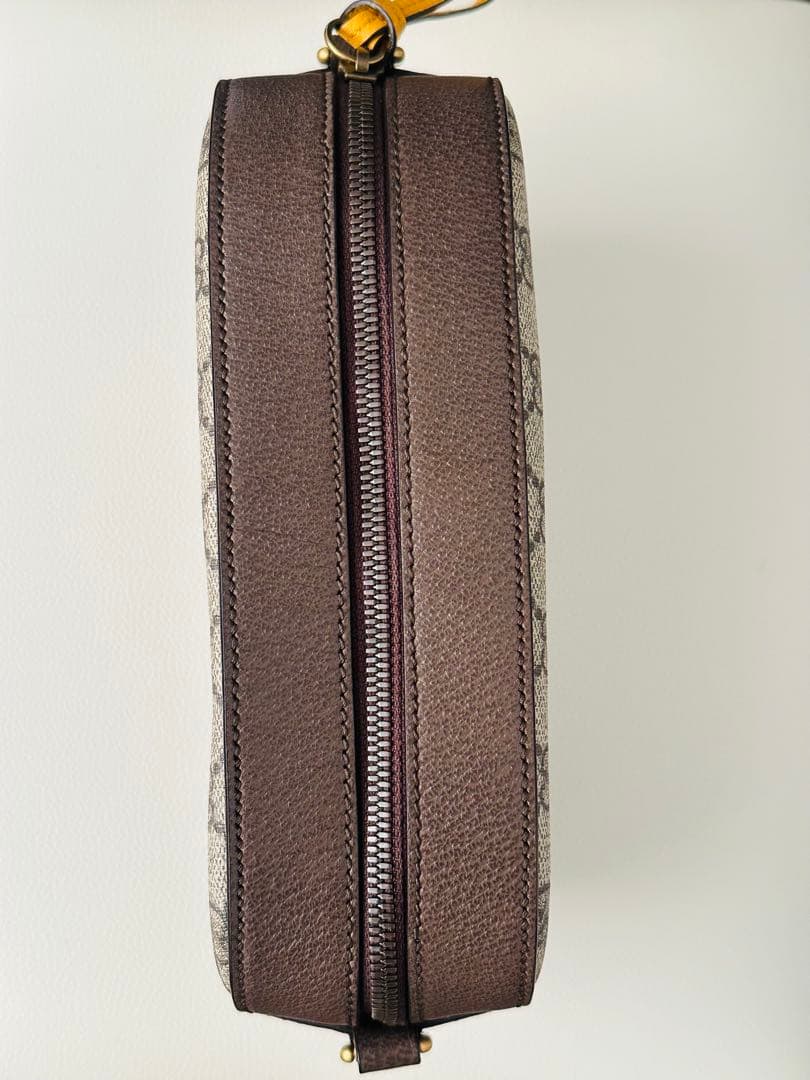 GUCCI グッチ キャンバス ショルダー バッグ ヴィンテージ メッセンジャー