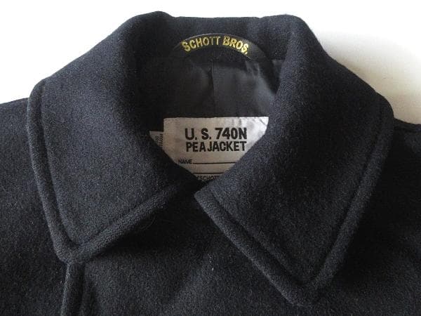 USA製 SCHOTT 740N 7118 タイトPコート 36 日本別注モデル