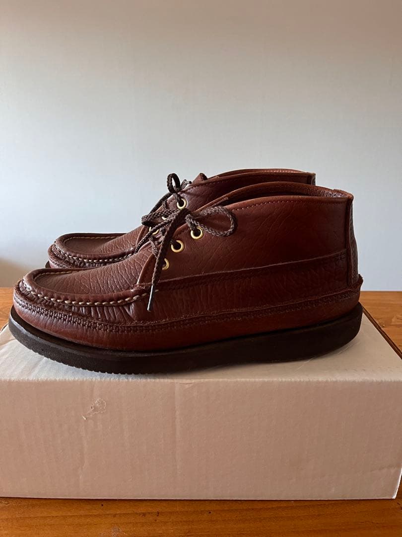 25cm 箱付 Russell Moccasin Chukka ビブラムソール