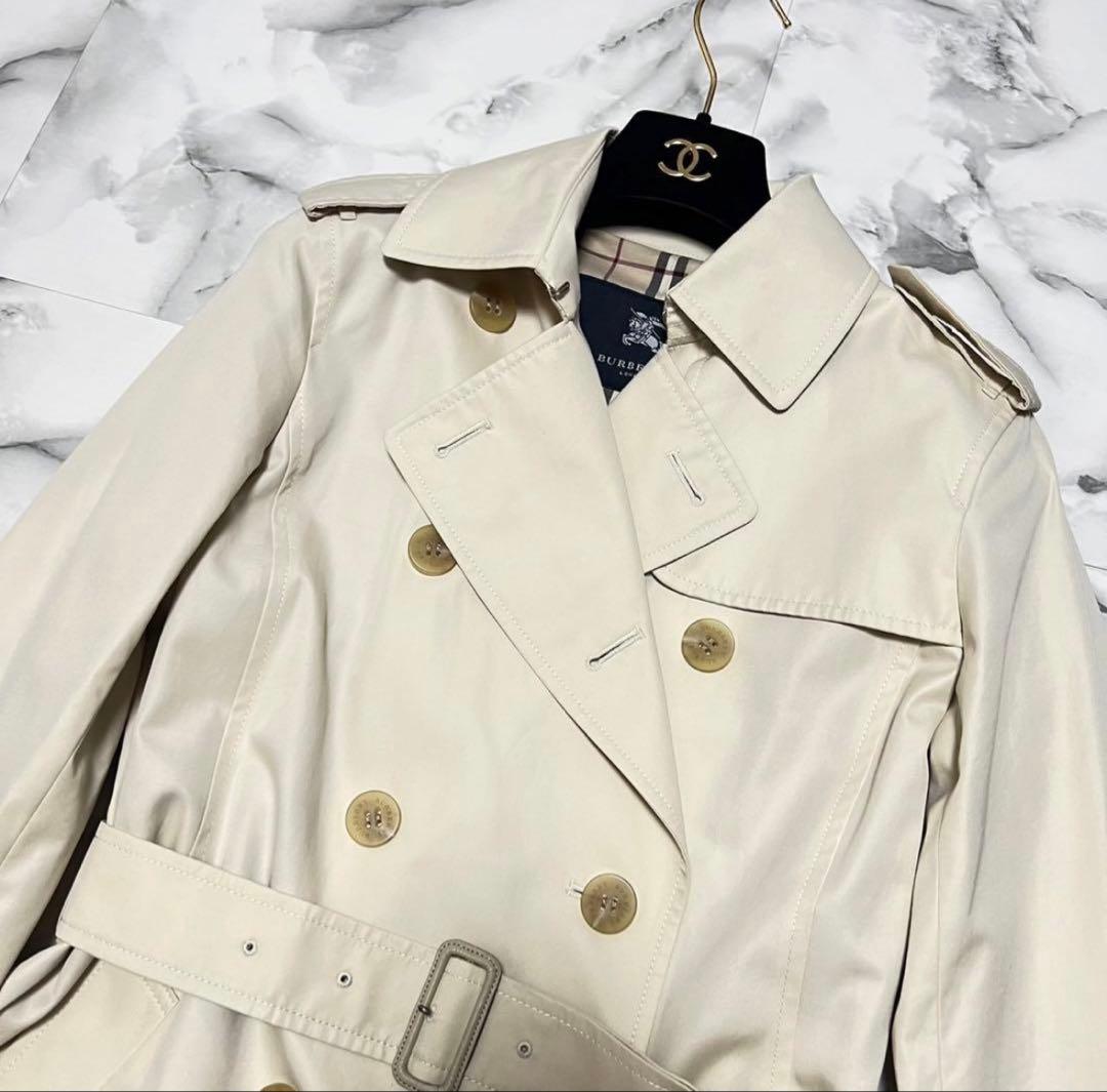 バーバリーロンドン　トレンチコート　ノバチェック　ロング丈　9 M