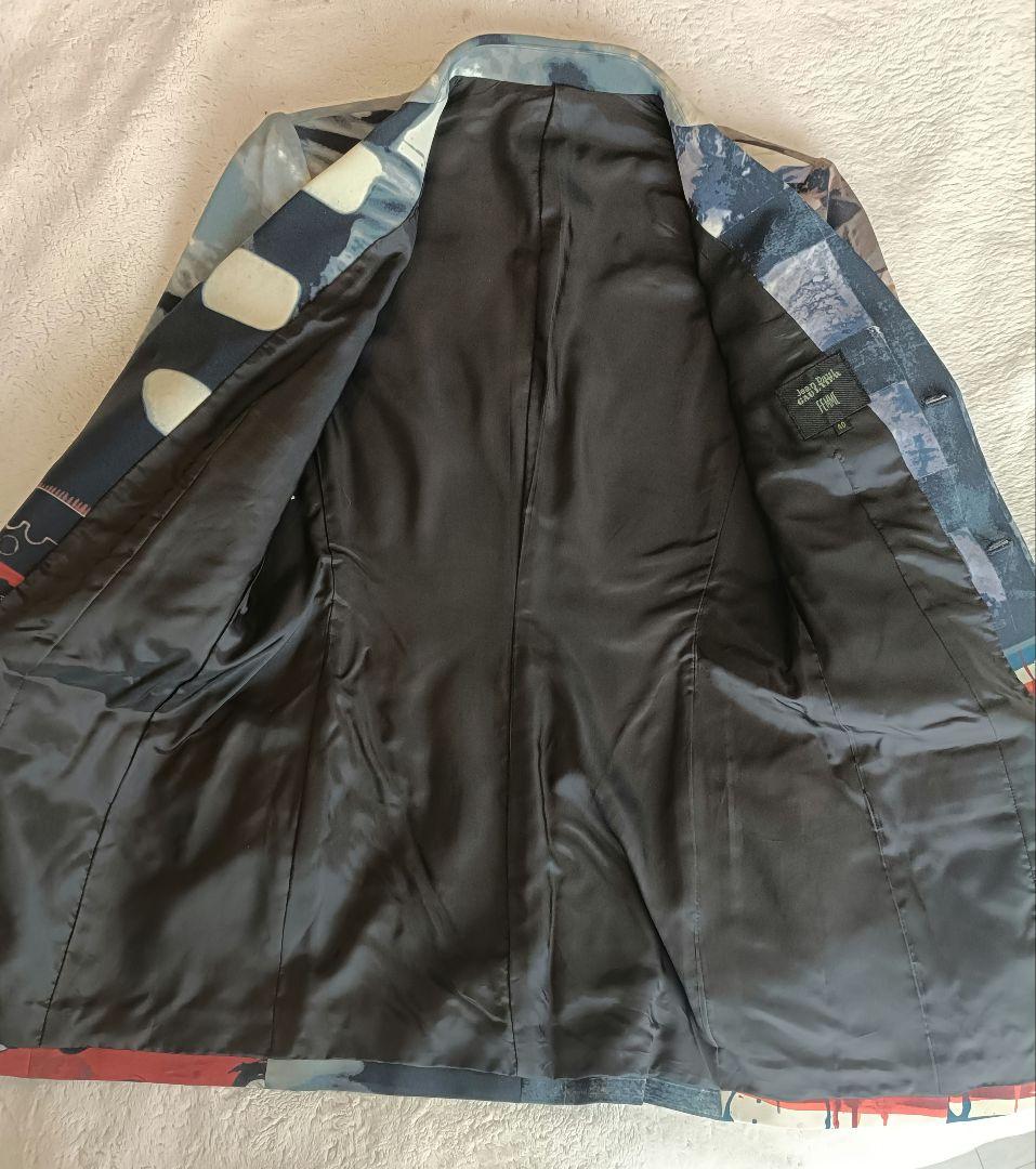 ジャンポール・ゴルチエ アートプリント テーラードジャケット