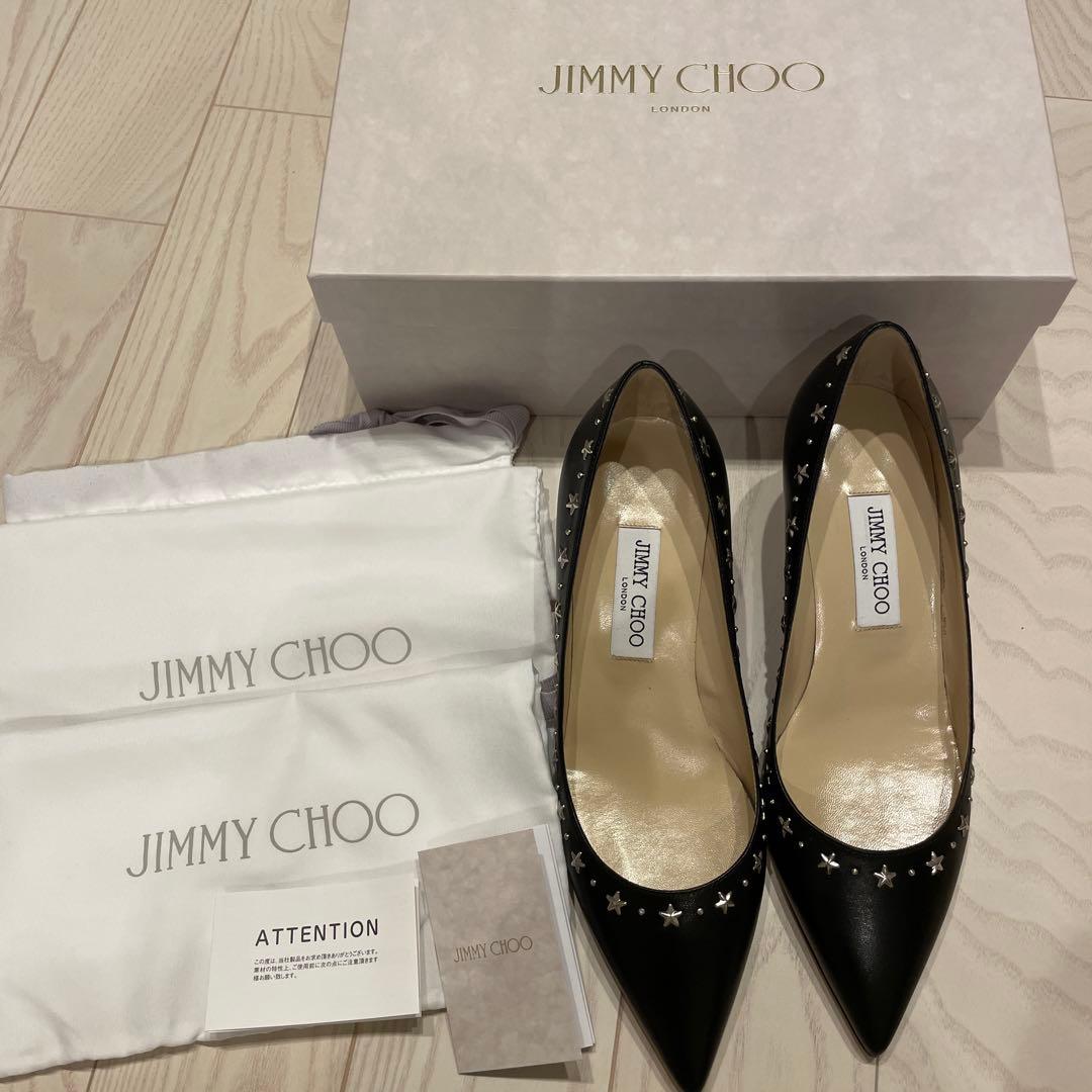 【ジミーチュウ】Jimmy Choo　新品　スタッズレザーパンプス
