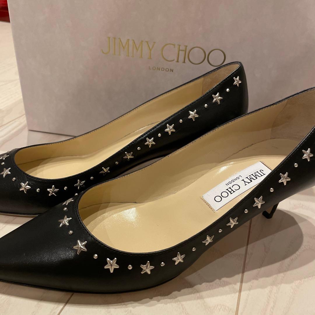 【ジミーチュウ】Jimmy Choo　新品　スタッズレザーパンプス