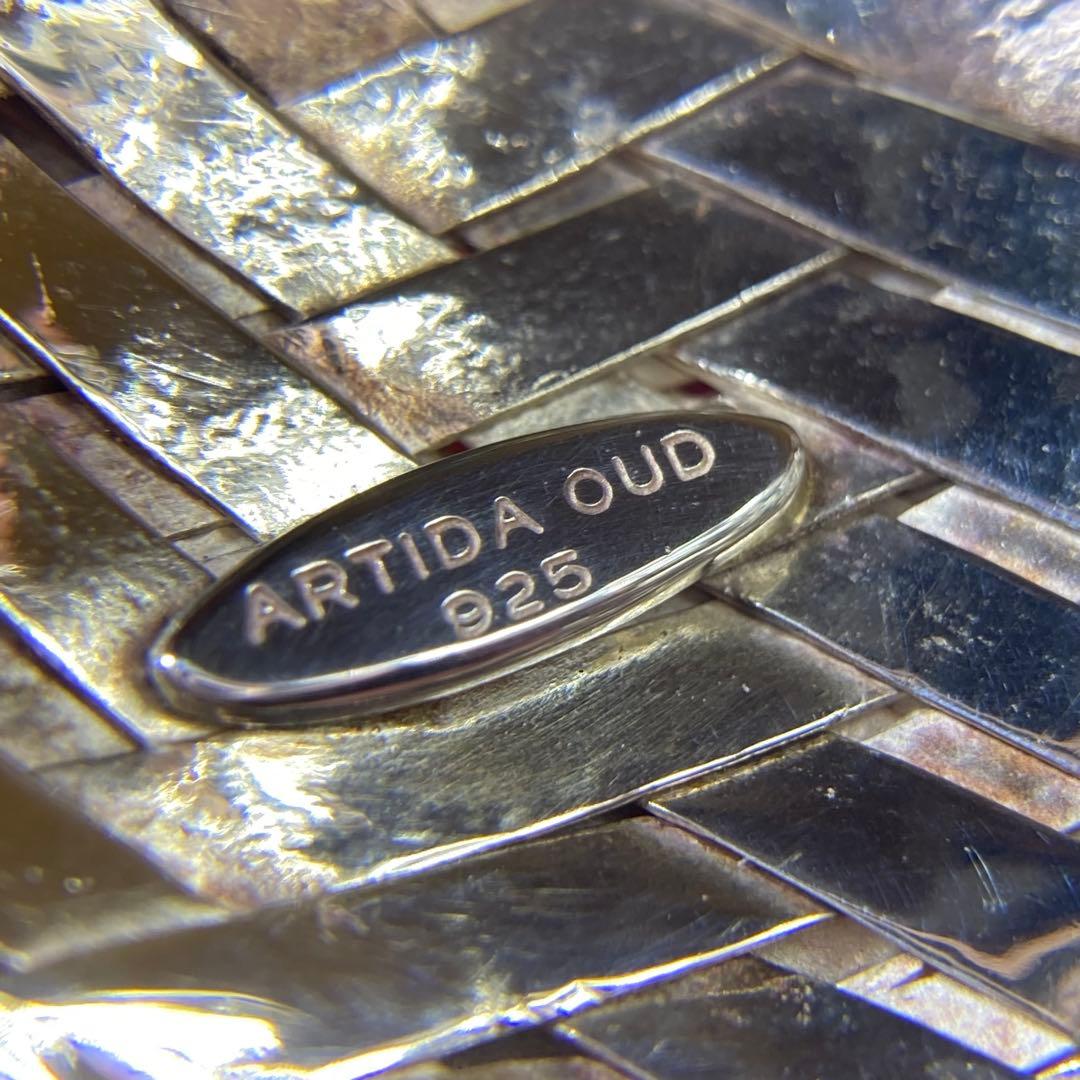 ARTIDA OUD weaved シルバー バングル ブレス 925 銀製