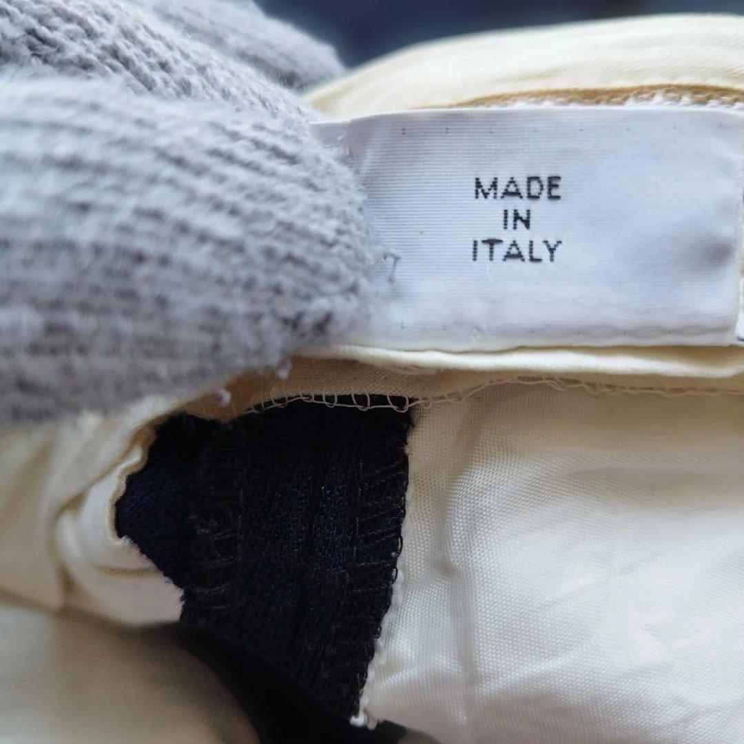 GIRGIO ARMANI ネイビー プリーツスラックス メンズ　M