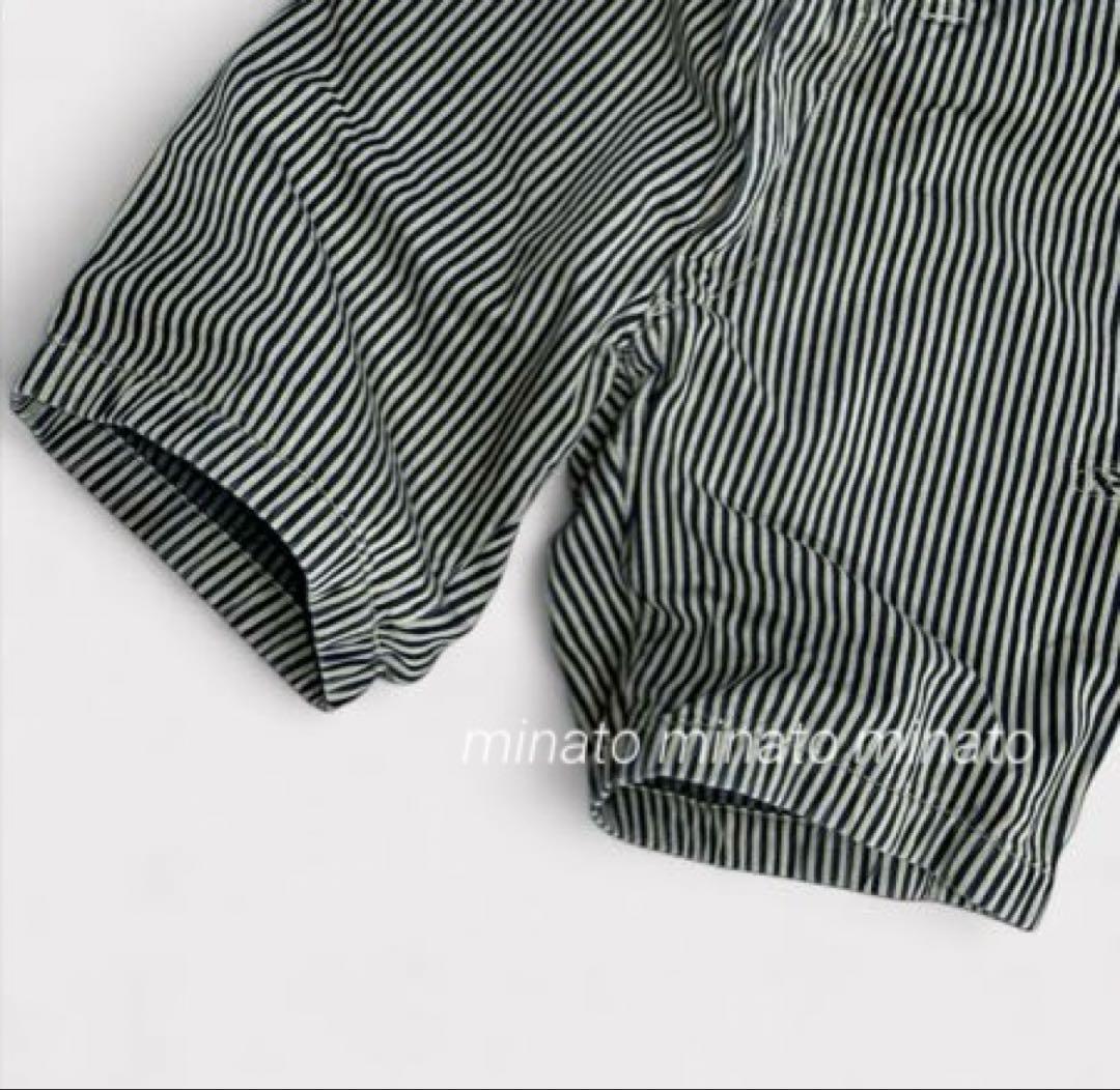 未使用 45R おこめサテンの908オンザビーチショートパンツ ヒッコリー濃 2