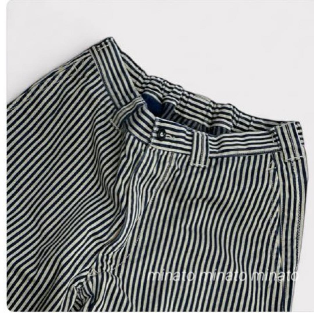 未使用 45R おこめサテンの908オンザビーチショートパンツ ヒッコリー濃 2