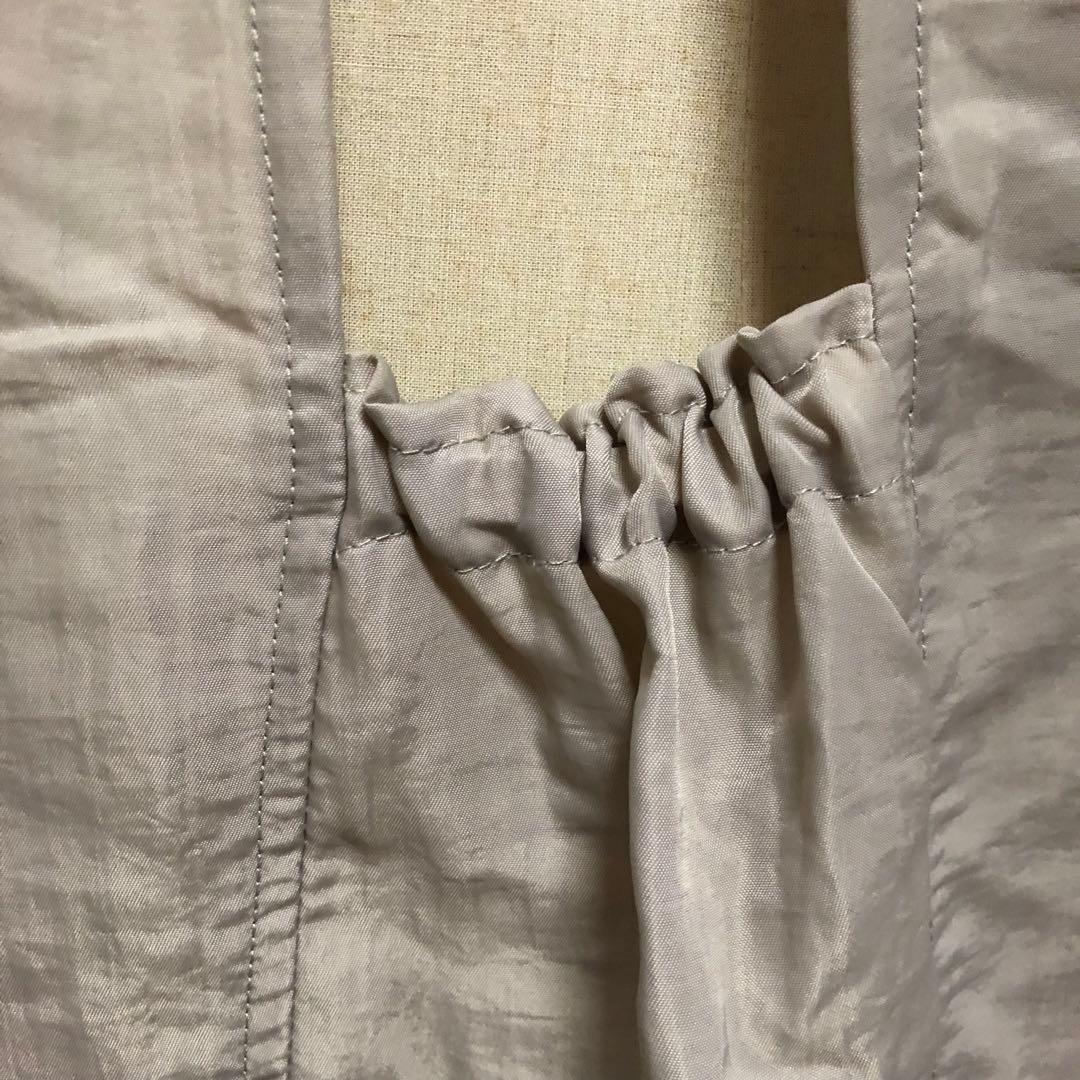 フリル リボン エプロンドレス フリル