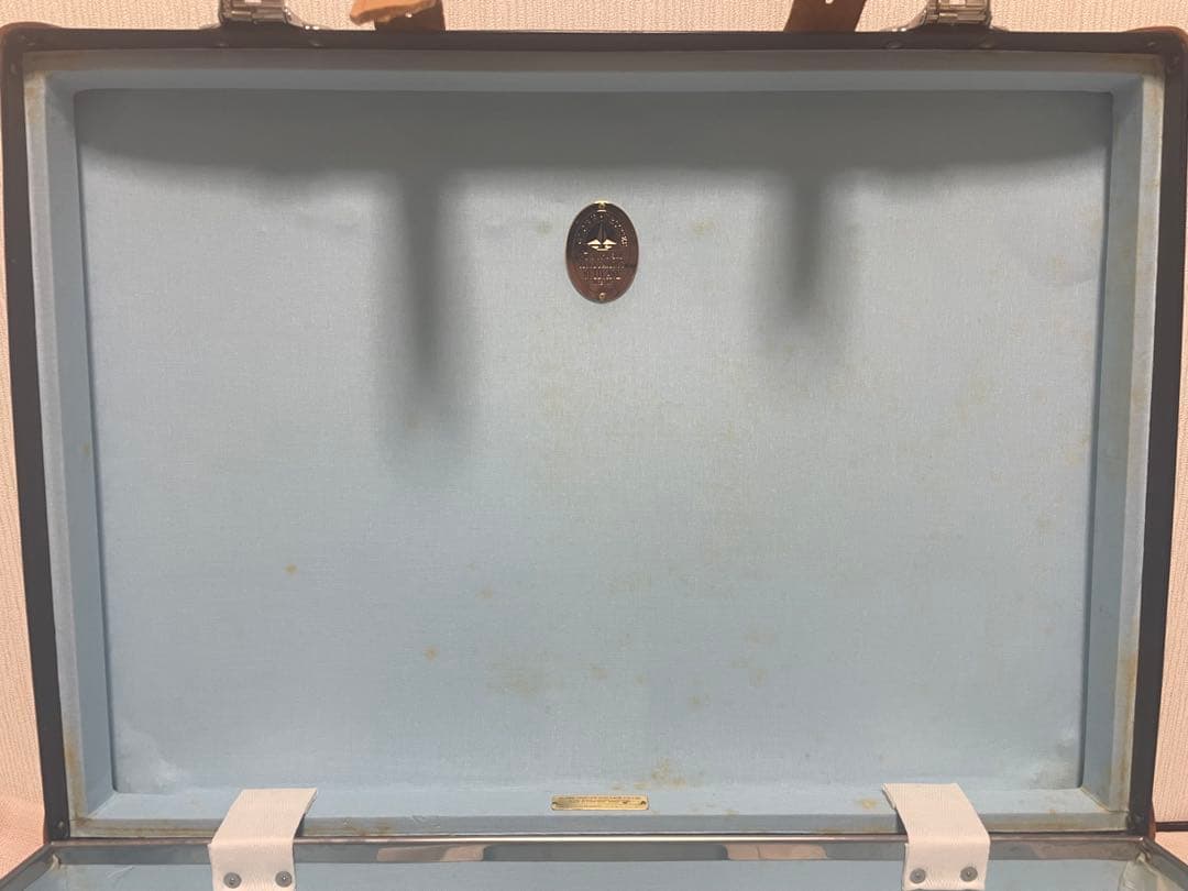 グローブトロッター　アズール　スーツケース　21インチ　キャリー　水色ストライプ