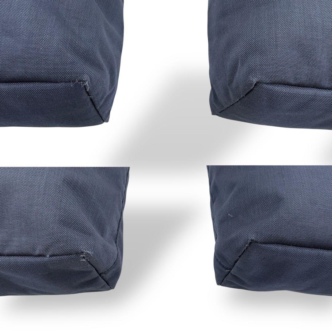 エルベシャプリエ ハンドバッグ 舟形 トートバッグ ナイロン ネイビー