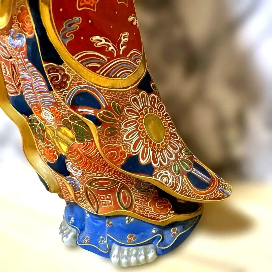 あ*し様 九谷焼　観音菩薩　金彩　骨董品　美術置物　仏像　期間限定値引き