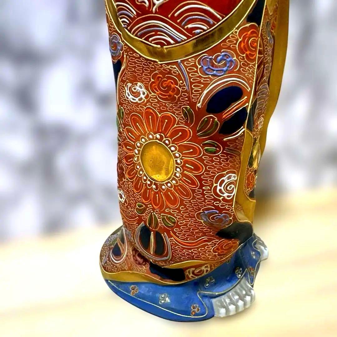 あ*し様 九谷焼　観音菩薩　金彩　骨董品　美術置物　仏像　期間限定値引き