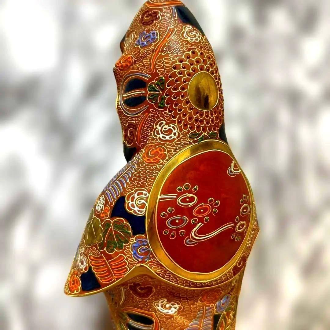 あ*し様 九谷焼　観音菩薩　金彩　骨董品　美術置物　仏像　期間限定値引き