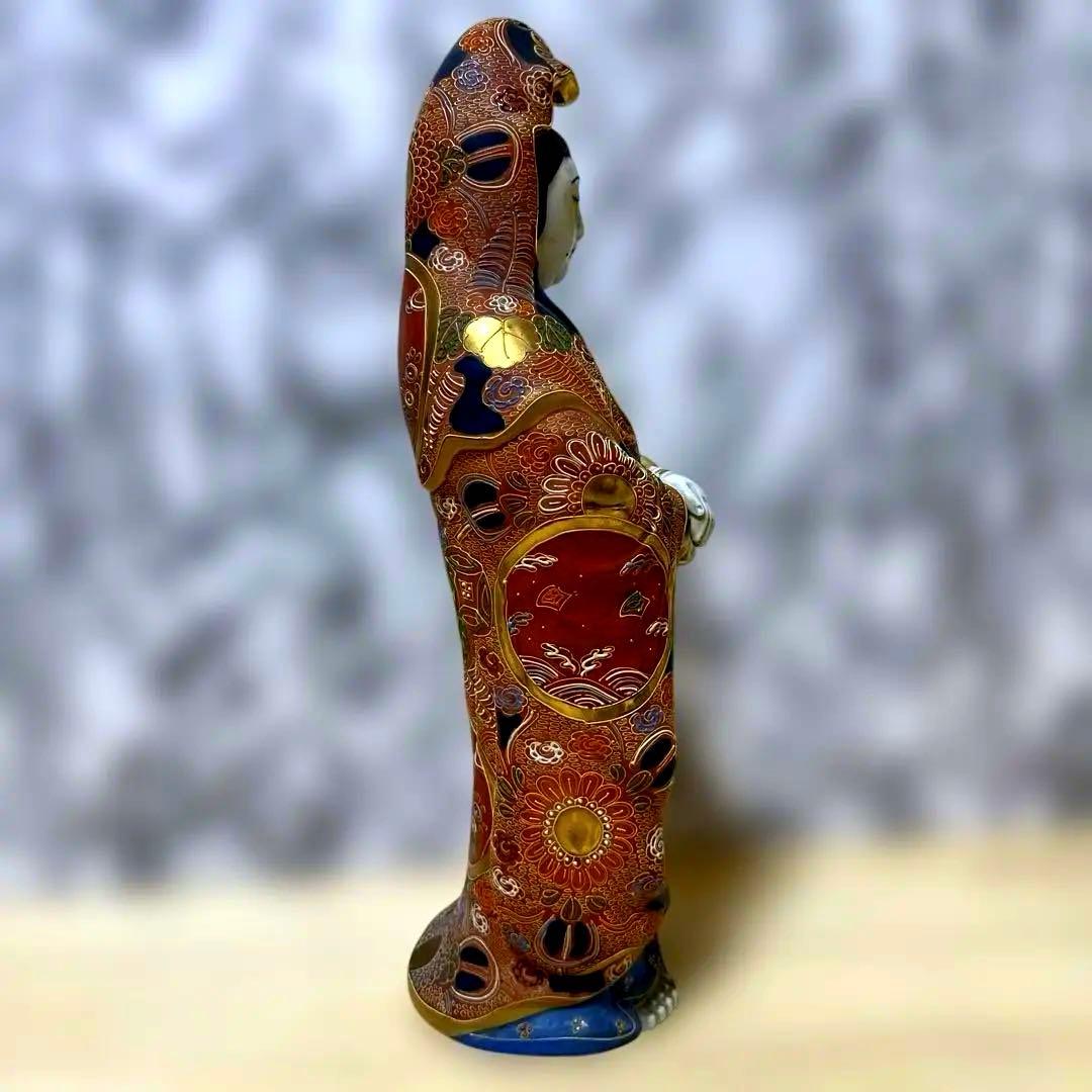 あ*し様 九谷焼　観音菩薩　金彩　骨董品　美術置物　仏像　期間限定値引き