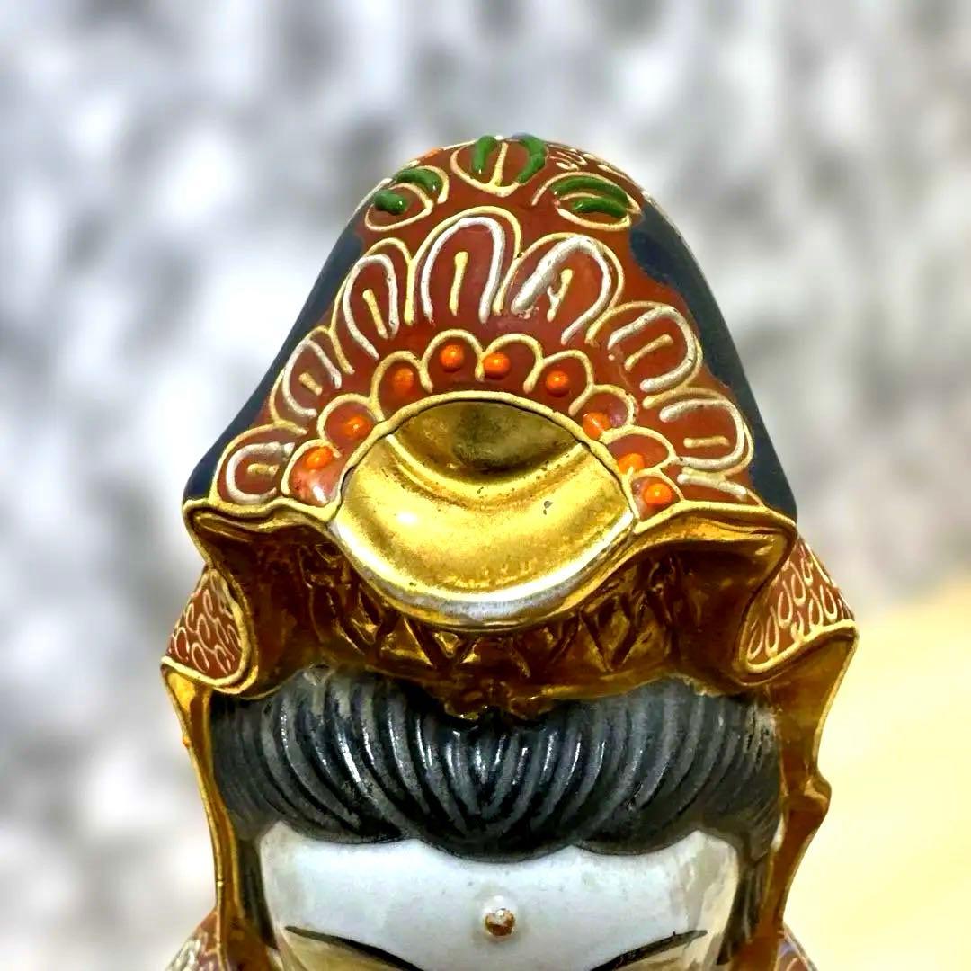 あ*し様 九谷焼　観音菩薩　金彩　骨董品　美術置物　仏像　期間限定値引き