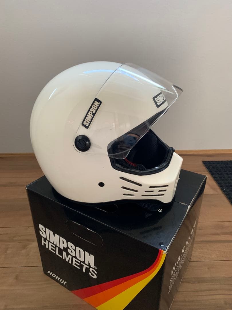 SIMSON M30 フルフェイスヘルメット ホワイト 57cm