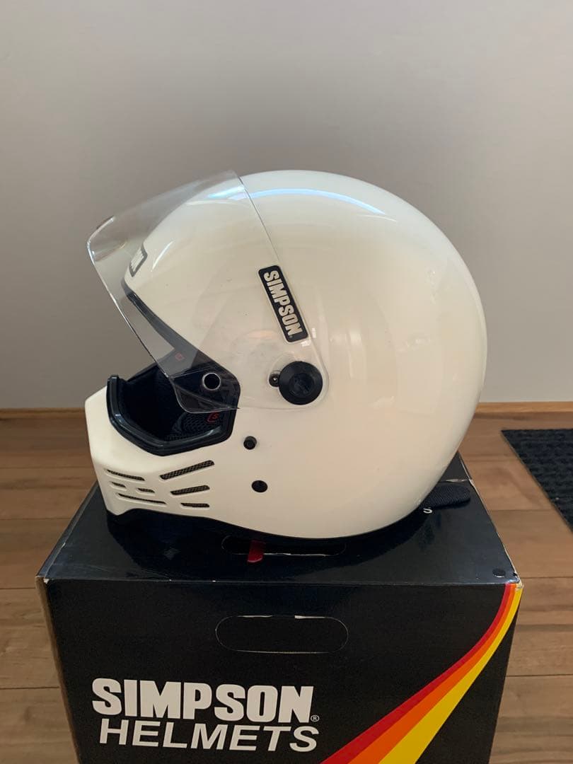 SIMSON M30 フルフェイスヘルメット ホワイト 57cm