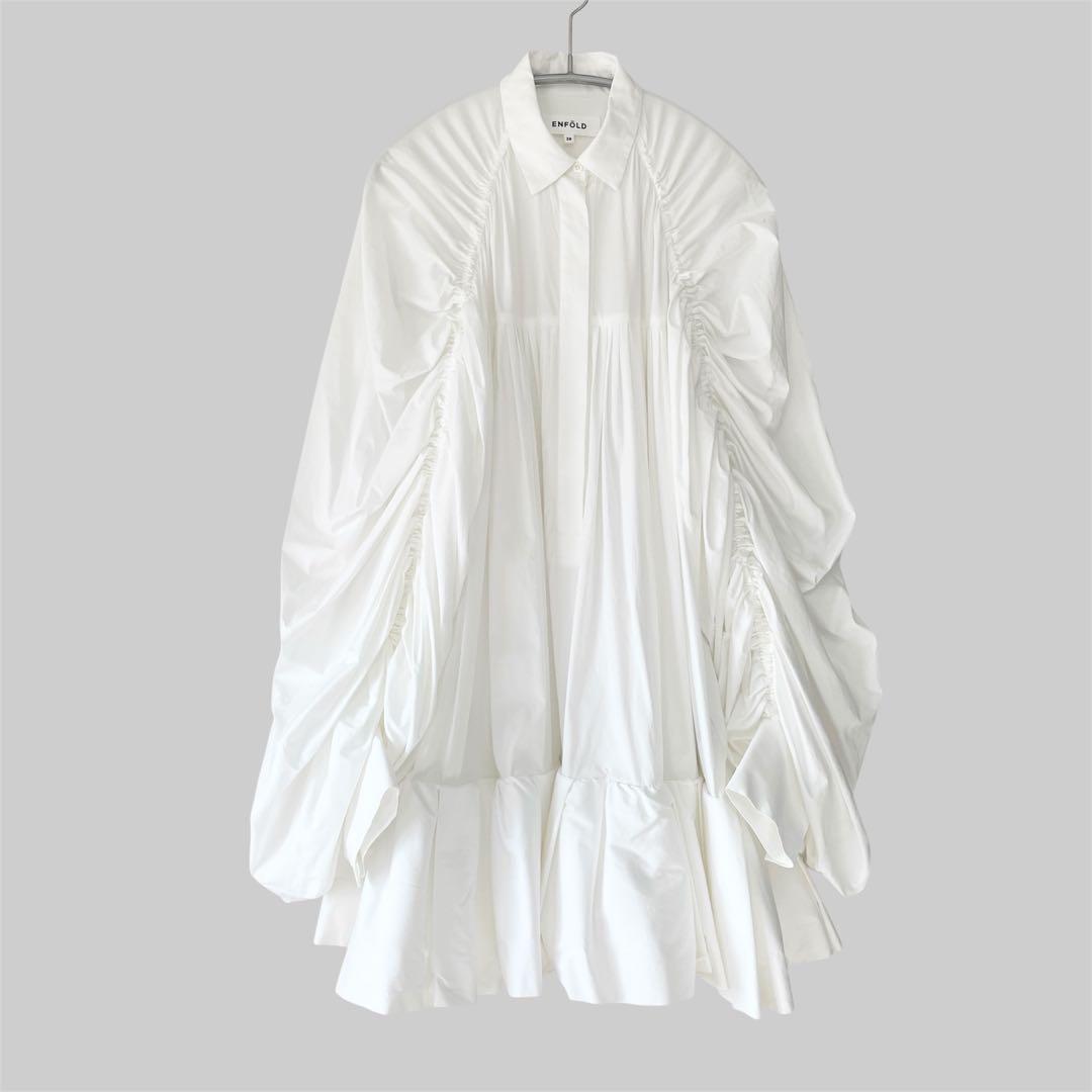 リサ 希少 エンフォルド SOMELOS ボリュームフリル チュニック