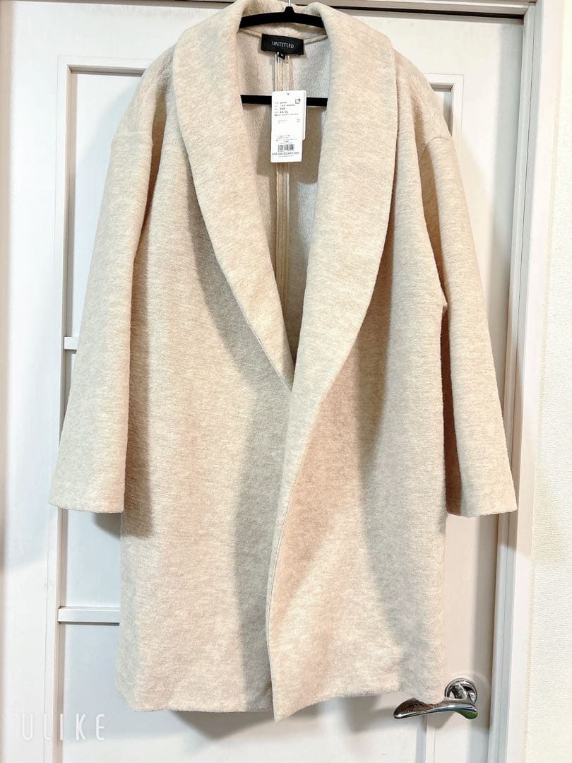 ☆新品未使用☆UNTITLED コート 定価35200円 イタリア製ウール 3L