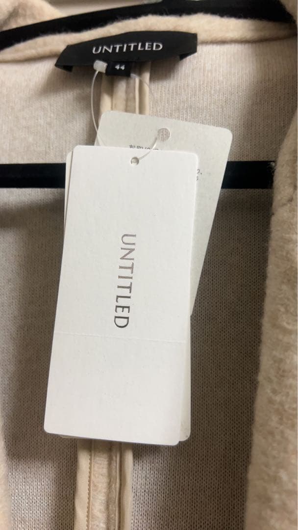 ☆新品未使用☆UNTITLED コート 定価35200円 イタリア製ウール 3L