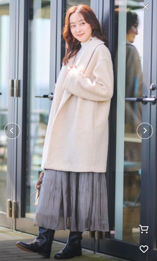 ☆新品未使用☆UNTITLED コート 定価35200円 イタリア製ウール 3L