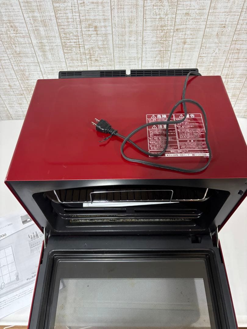 石窯オーブンTOSHIBA ER-PD7000(R) 赤