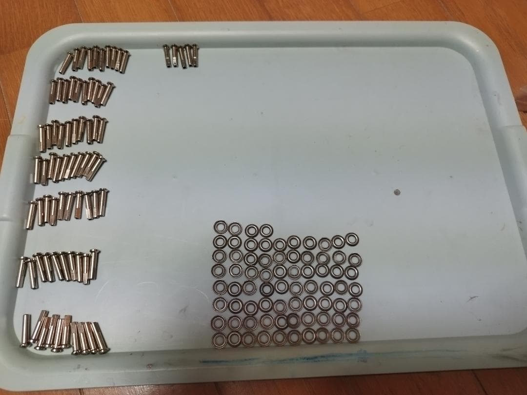 ギッザロ　木製　リム　36H　専用ニップルセット