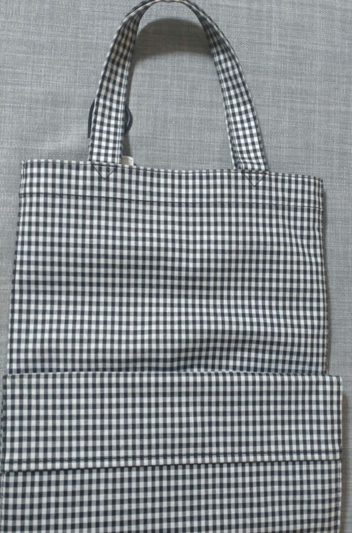 p*p様 ファミリア　トートバッグ　ギンガムチェック