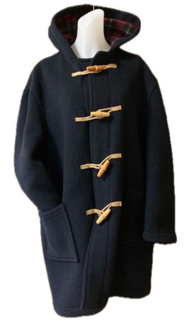 MONTGOMERY モンゴメリーネイビー ダッフルコート Lメンズ　英国製